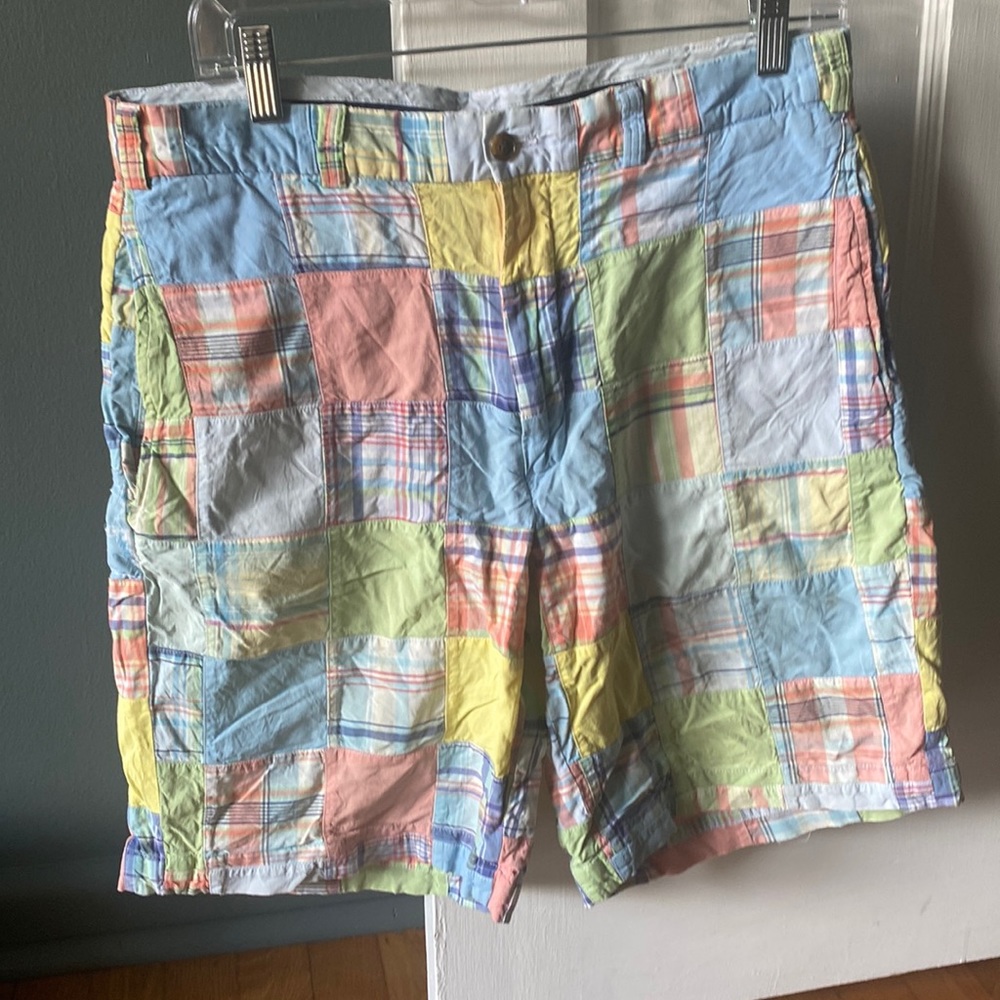 Mens Brooks Brothers multi-colored pastel short W32